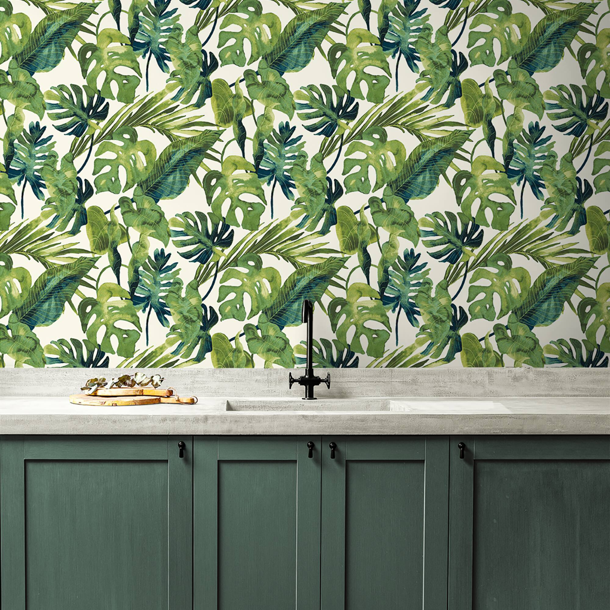 Tommy Bahama Falling Fronds Peel & Stick Wallpaper